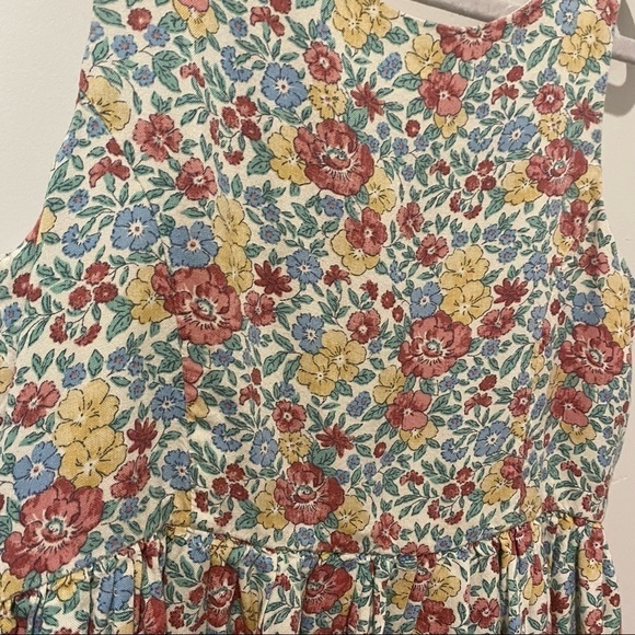 POLO Ralph Lauren Liberty Print Floral Girls Dress 6 button back - Picture 7 of 7